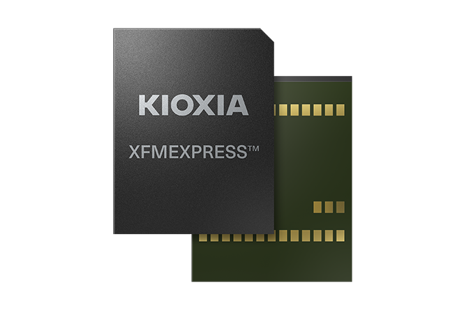 KIOXIA XFMEXPRESS™ XT2 PCIe®/NVMe™ 탈착식 저장 장치