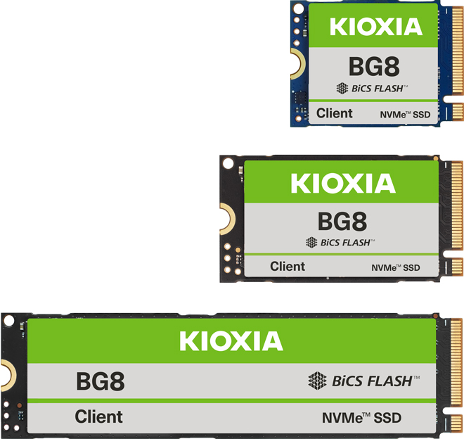 KIOXIA BG8 시리즈 클라이언트 SSD