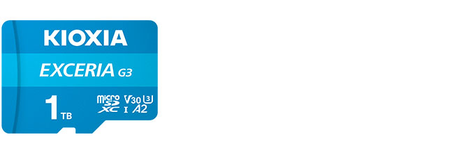 EXCERIA G3 microSD 메모리 카드 제품 이미지