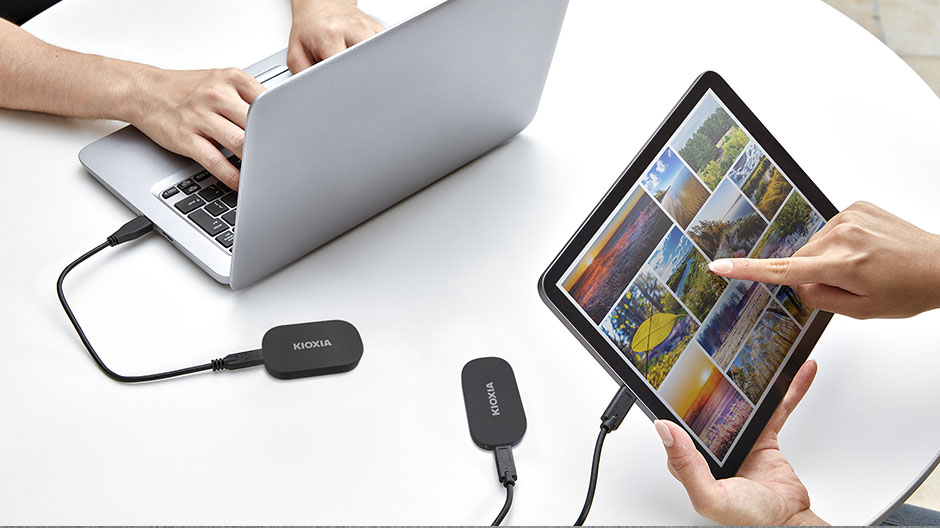 EXCERIA PLUS G2 Portable SSD 제품 이미지