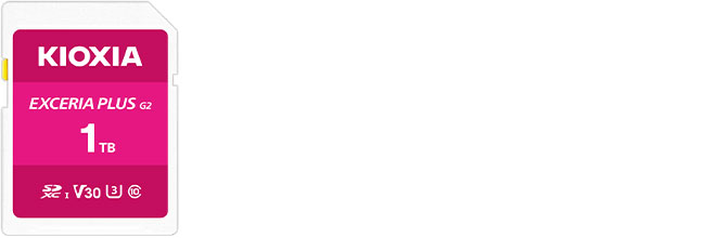 EXCERIA PLUS SD 메모리 카드 제품 이미지